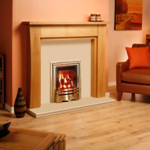 Nu Flame Energis Slimline Vista Gas Fire room set