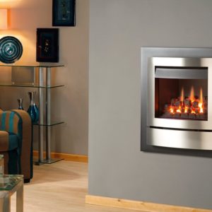 Nu Flame Vitesse Gas Fire CF Hole in the Wall - Arc Trim