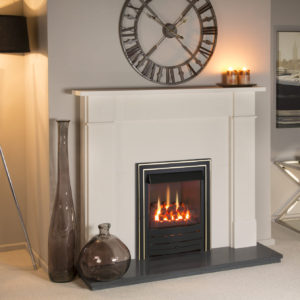 Nu Flame Vitesse Gas Fire CF Silhouette Frame - Brass